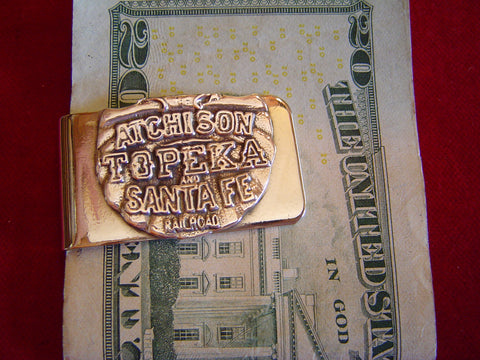 Money Clip: Railroad, "Atchison, Topeka & Santa Fe"