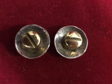 CONCHOS: Pair of Sterling Matching 7/8"