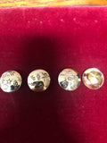 Conchos: set of 4 Brass 3/4" with Brands