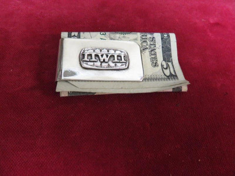 Money Clip: Sterling tag "IIWII" It is what it is!