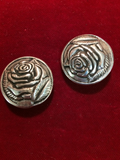 Conchos: Pair of Cast Sterling ROSE's