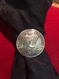 Scarf Slide: Fine Silver NRA medal, Liberty Resources