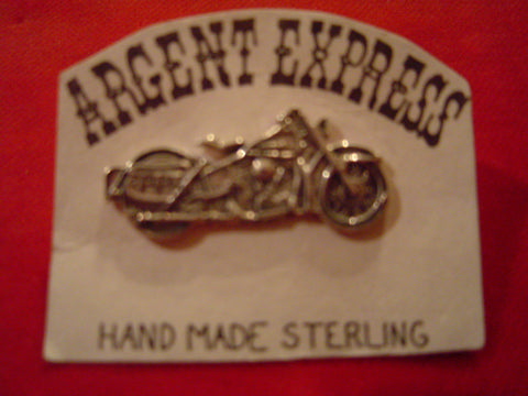 Pin: Motorcycle "Pan Head", Sterling