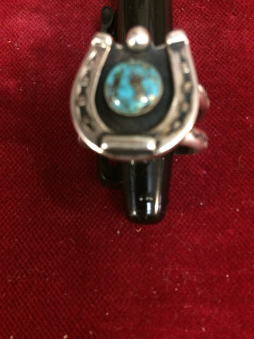Ring: Sterling with Horseshoe Turquoise