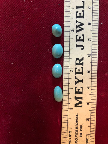 Stones & Cabs: set of 4 Persian Turquoise