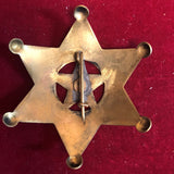 Badge: Solid brass Arizona Territory Ranger
