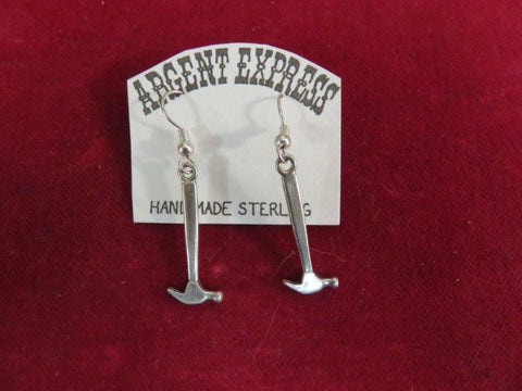 Earrings: Sterling Hammer