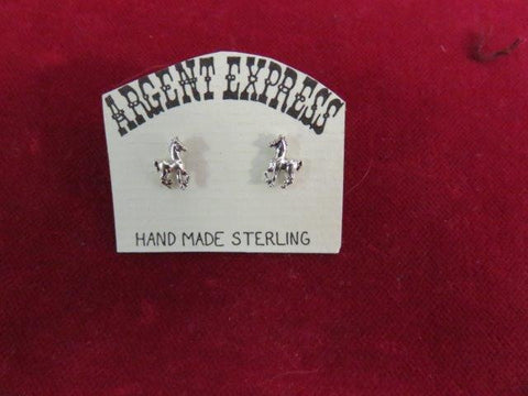 Earrings: Sterling Pony Posts
