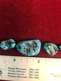 Stones and Cabs: Set 7 of Kingman, Arizona Turquoise