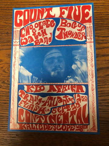 Rock & Roll Handbills: Continental Ballroom, San Jose, Count Five....1967