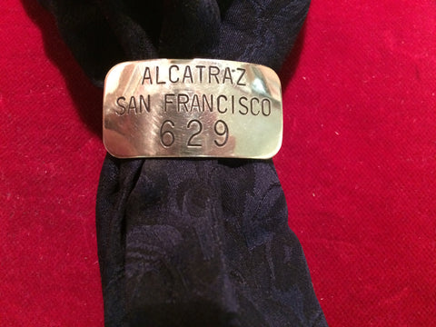 Scarf Slide: Brass, Alcatraz, San Francisco