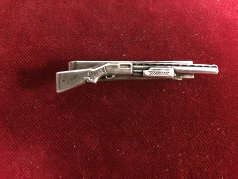 Tie Clip: Sterling Shot Gun on nickle clip