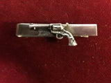 Tie Clip: Sterling Six Gun on nickle clip