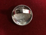 Scarf Slide: Fine Silver NRA Medal, Colt Peacemaker
