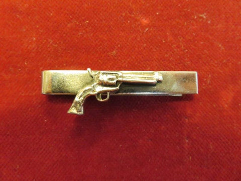 Tie Clip/Bar: Sterling Six Gun