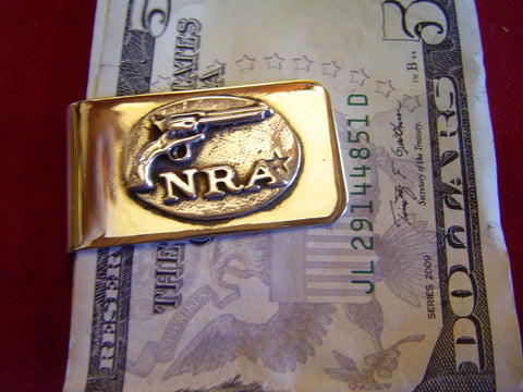 Money Clip: NRA and Six Gun