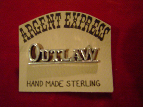 Pin: OUTLAW, Sterling