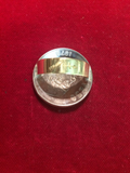 Scarf Slide: Real coin Nickle silver One Peso